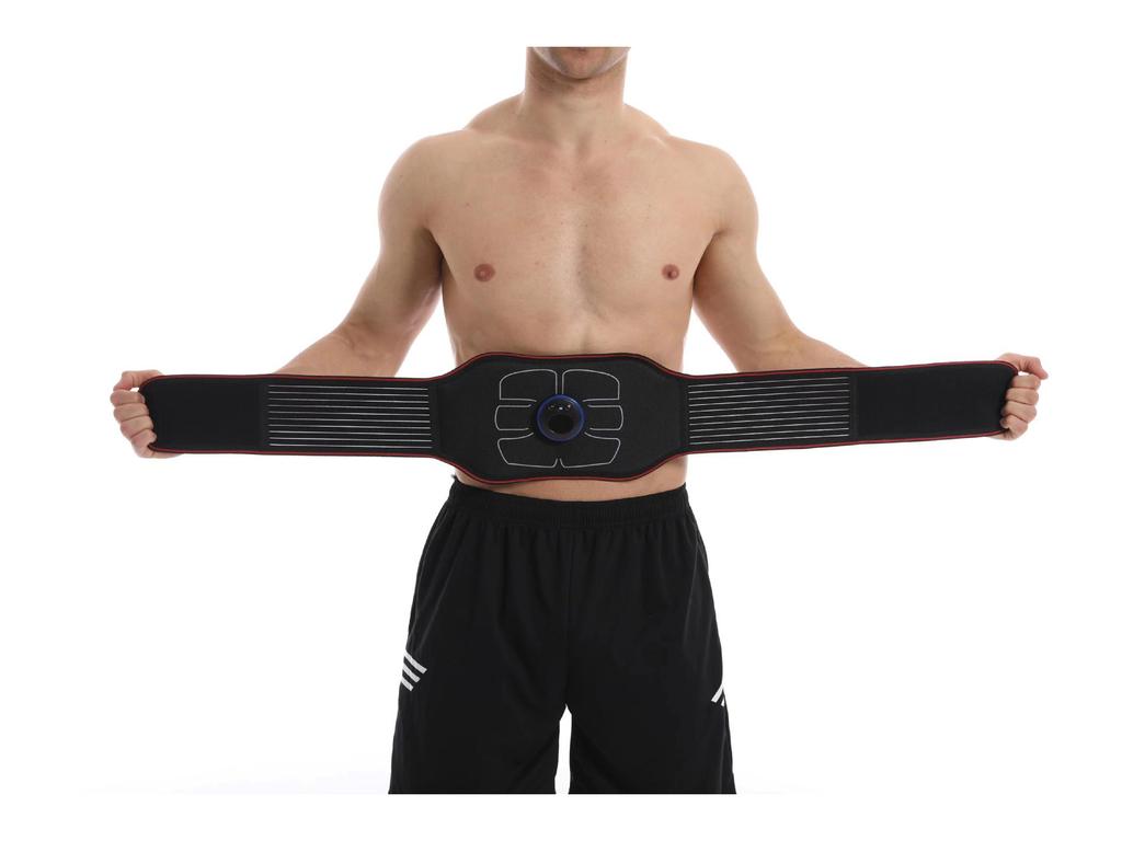 Pulse Abdominal Toner Muscle Stimulator EMS Rechargeable Massage Waist Belt