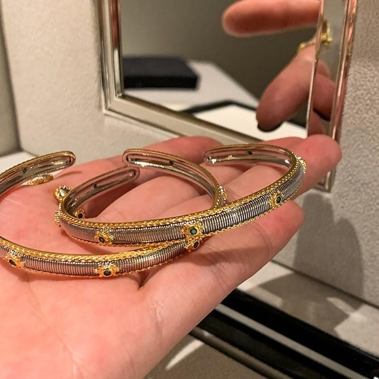 Stunning Adjustable Copper Ring Featuring Vintage Style Emerald Zircon For Trendy Women