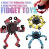 Trottola da Dito Giocattolo Catena Giocattolo Robot Robot Deformabile Fai da Te Robot Deformato Meccanico Spirale Twist Dito Decompressione Dito Bambini Adulti Pasqua
