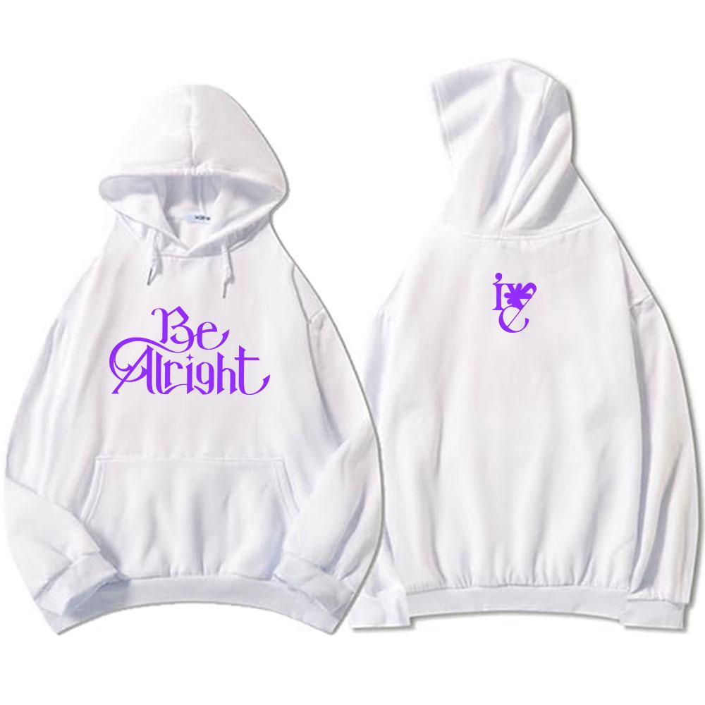 Alright EP Hoodies Letter Graphic Printing Sweatshirt Long Sleeve Fashion Korean Band Pullovers Men Women Clothing