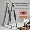 Pincel de Contorno de Doble Punta - Pincel de Maquillaje Suave Para Sombra de Ojos, Contorno de Nariz, Esculpir el Rostro, Adecuado Para Principiantes