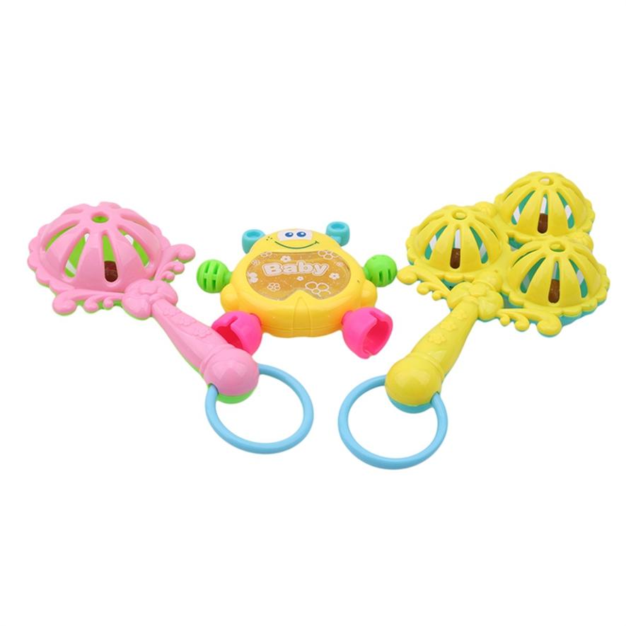 Baby Rattle 7 Piece Set Educational Early Education Toy Baby Rattle Bed Hanging Toy