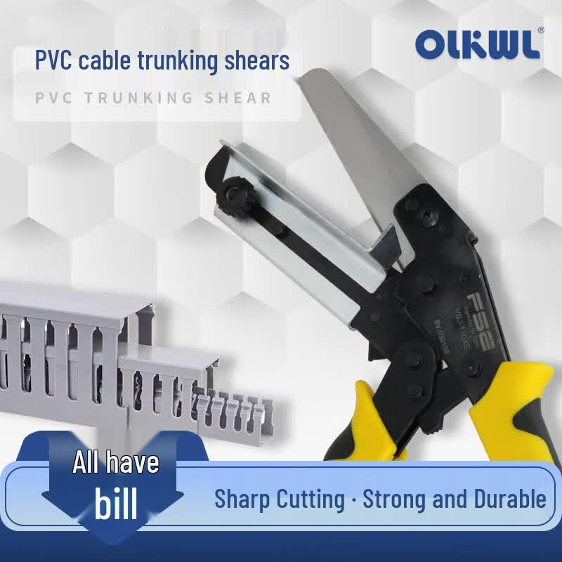 OLKWL Multi-function PVC Wire Duct Angle Shear with Replaceable Blade