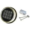 Chrome-Plated Electronic Panel Safe Cabinet with Solenoid Gun Lock