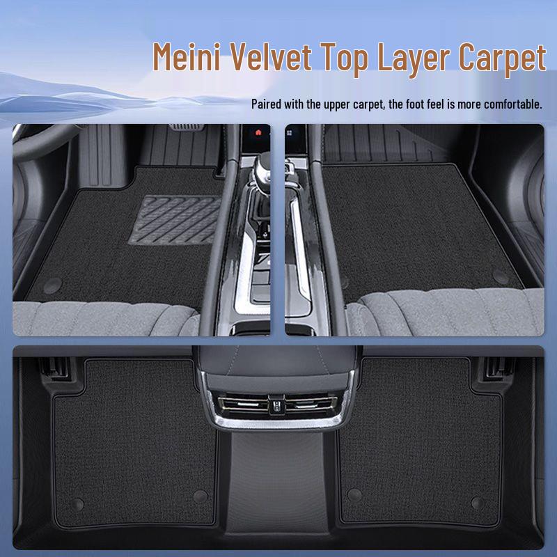 Red Flag HS5 Full Coverage TPE Floor Mats with Trunk Mat