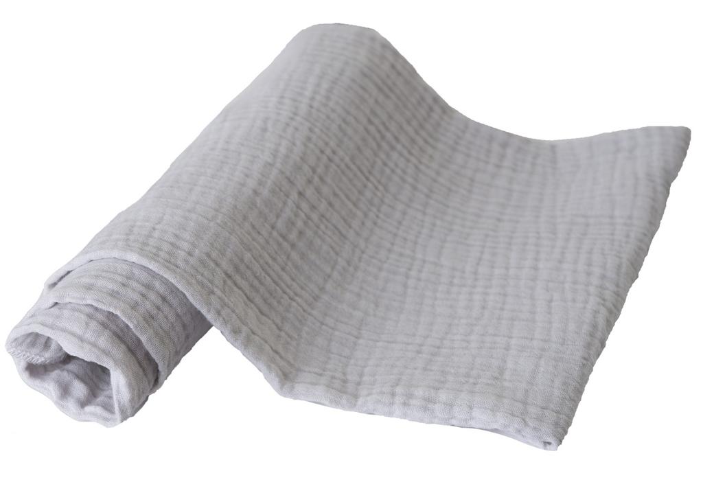 Diaper 70x80 muslin 3 pcs. color 42 gray