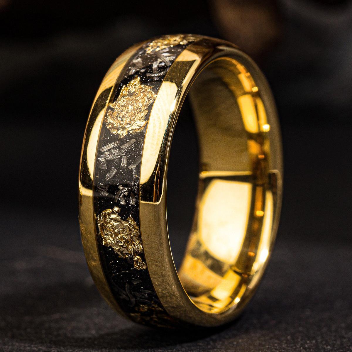 New Hot Sale Fashion Men s Gold Gypsy Star Ring Ring 7