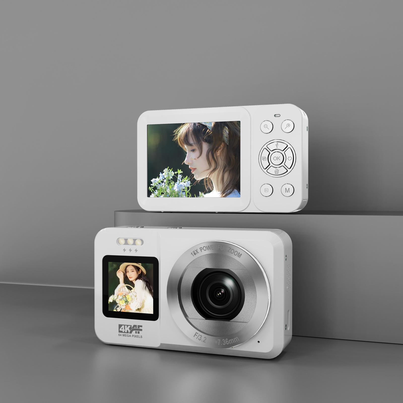 

Dual Screen HD CCD Zoom Camera for Kids белый
