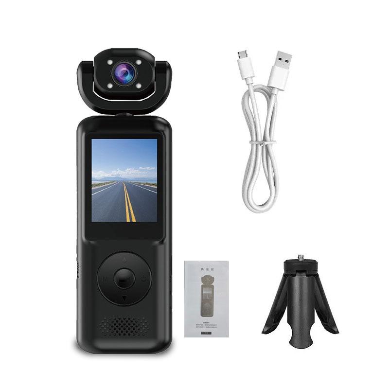 

1080P HD Handheld Action Camera 170° Wide Angle WiFi Sports Cam with Night Vision Loop Recording Portable Vlog Camera for Travel Outdoor NO Card чорний