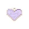 Charms Heart Enamel Pendants Wedding Jewelry Findings QC066