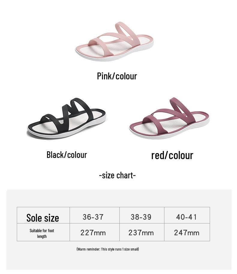 Women's Z-Strap Non-Slip Outdoor Sandals - Soft Sole, Summer Beach & Home Wear