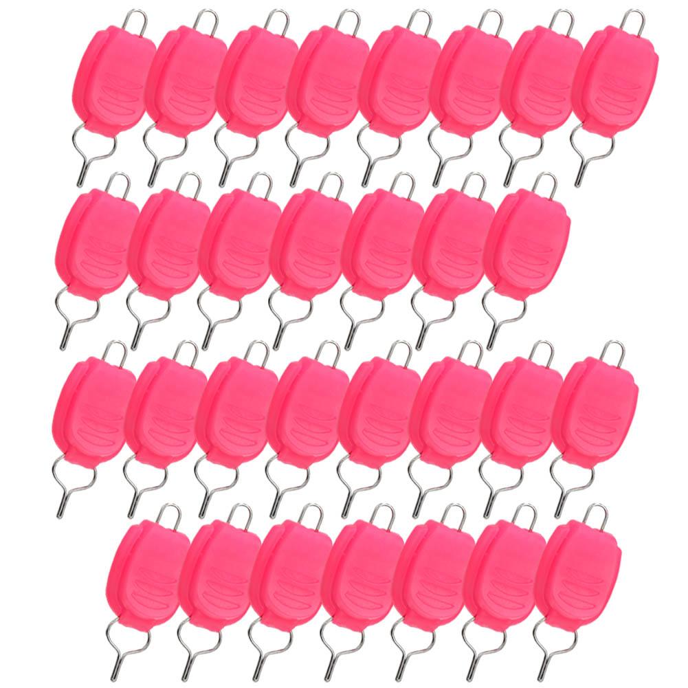 6 Bags of Luminous Fishing Wire Stopper Lightweight Line Clamping Device Accessory5#