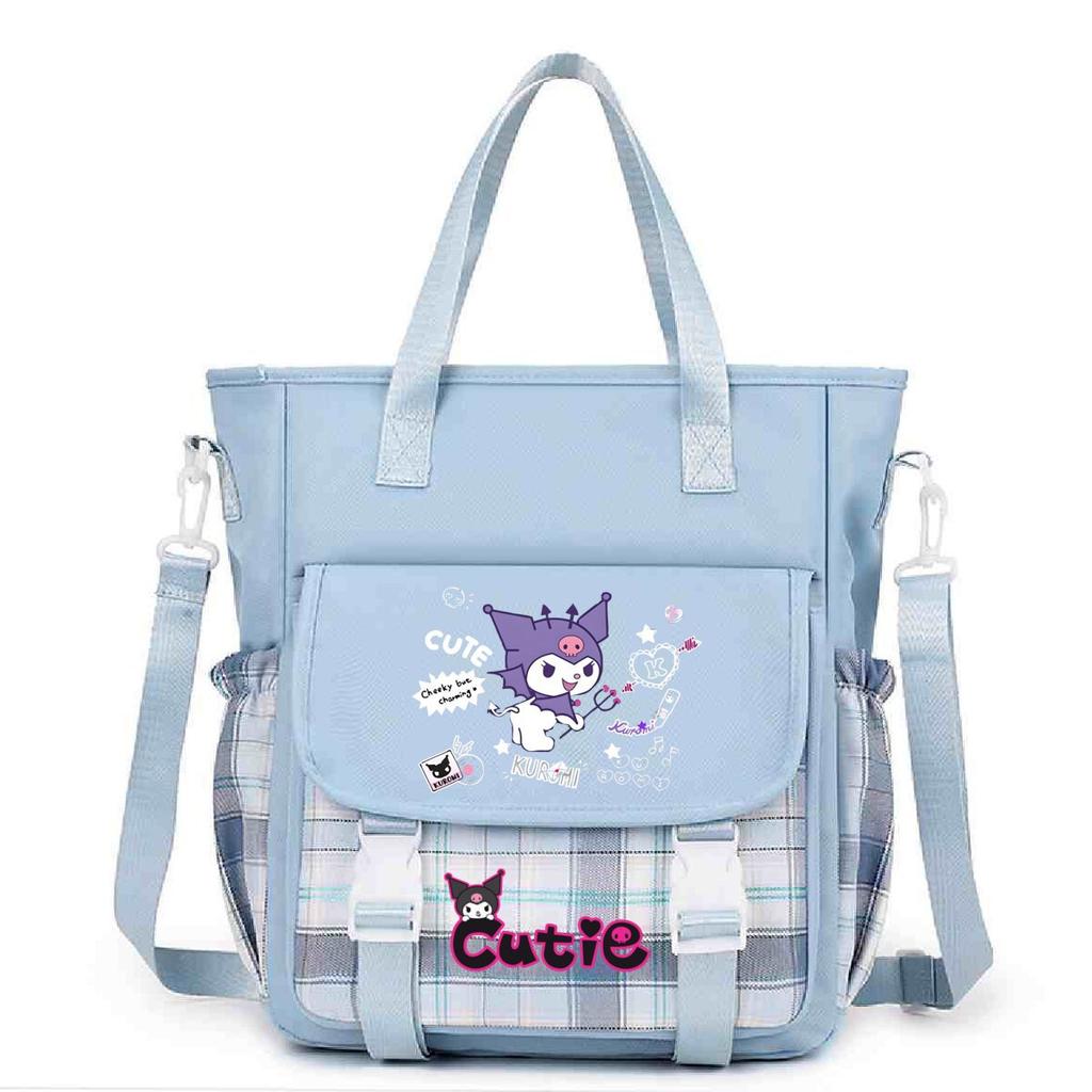 Crossbody Bag Student Class Book Holder Extra Large Bag Shoulder Make-Up Bag Cute Cartoon Printed Crossbody Bag