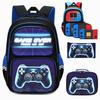 School Backpack for Boys Grades 3-9 Large Capacity Lightweight Multi-Compartment Lightweight Durable Anti-Shoulder Bag