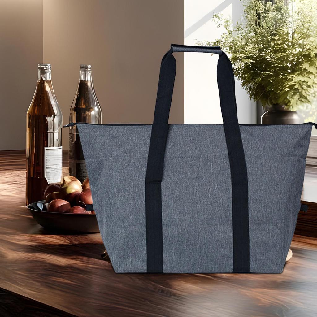 Cooler Bag Thermal Bag Compact Foldable Tote Reusable For Lunch Shopping Women Men Food Delivery School Hiking Picnic Meal Work