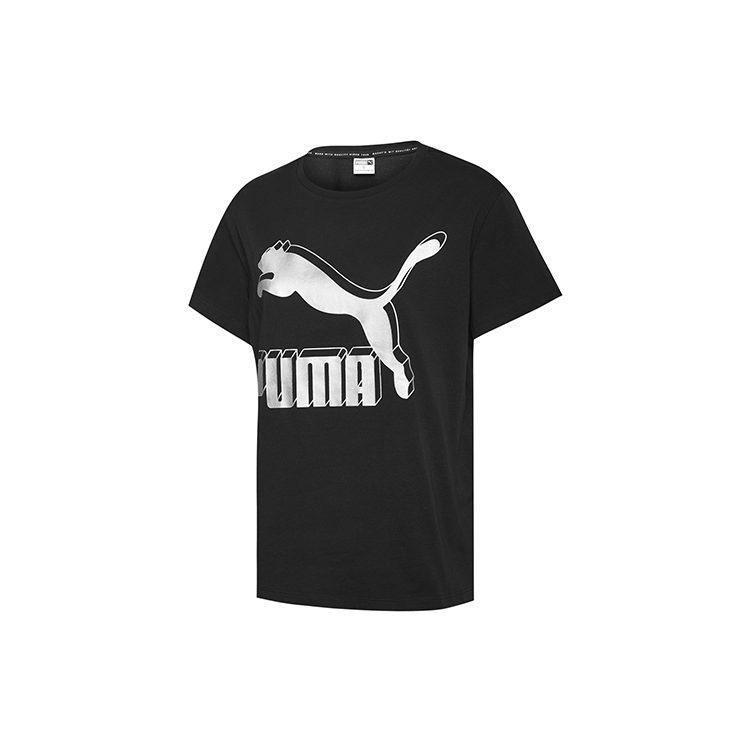 PUMA Set in Sleeve T Shirt Women's Black 596512-71