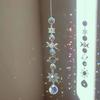 Crystal Sun Catcher Moon Star Sun Window Prism Hanging Ornament Rainbow Maker Garden Home Decor