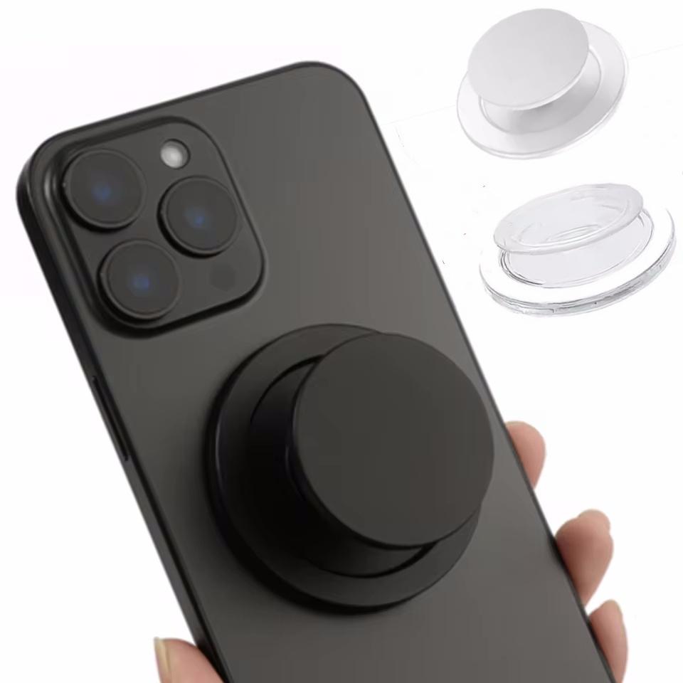 Magnetic Folding Mobile Phone Grip Holder Socket Pocket Support for Magsafe IPhone Mac Samsung Safe Ring Finger Expanding Stand 5