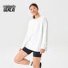 Benlai Women's Relaxed Fit Crew Neck Long Sleeve T-Shirt BNM450029