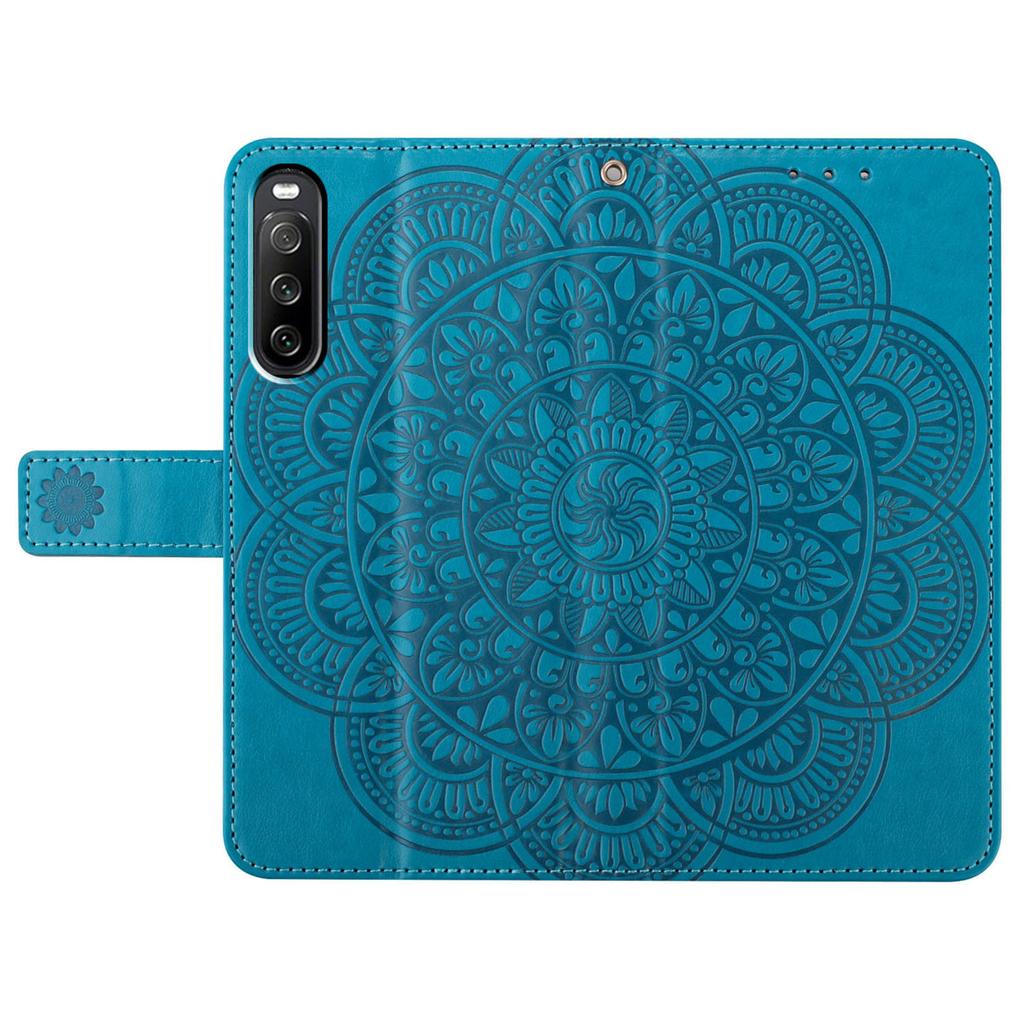 For Sony Xperia 10 V Case Magnetic Closure Handbag Leather Phone Cover