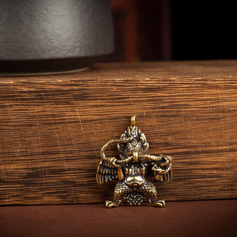 Messing Vajra Stößel Schlüsselanhänger und Auto Anhänger Ornamente