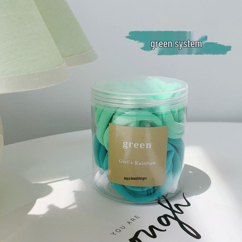 50 High Elasticity Seamless Hair Ties - Durable & Gentle on Hair, Korean Style Bands