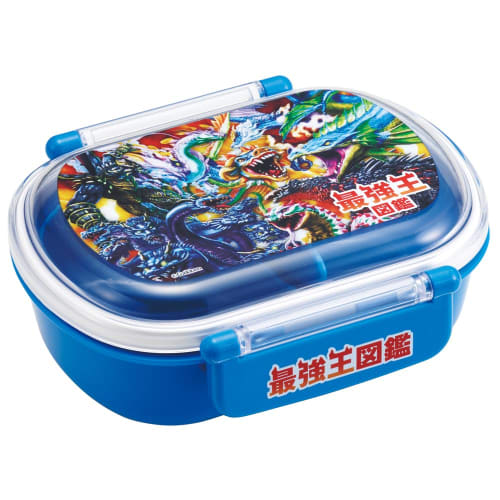 Skater Kids' Lunch Box, 1 Tier, 360ml, with Inner, Dome-Shaped, Perfect for Filling Side Dishes, Antibacterial, Made in Japan, QAF2BAAG-A