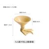 Ceramic Goose Claw Shaped High Bowl, Dessert Bowl, Dim Sum Bowl, Caviar Plate, Special Tableware for Specialty Restaurants