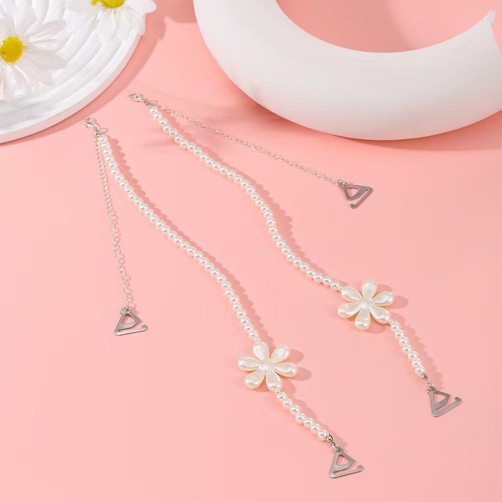 Bow Pearl Bra Straps Adjustable Shoulder Straps Fahsion Shoulder Belts Women