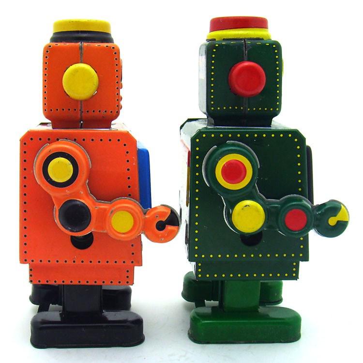 MS519 Retro Robot Figurine: Adult Collection for Home or Coffee Shop Decor