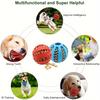 Pet Dog Cleaning Rubber Ball Toys for Small Dogs Interactive Elasticity Puppy Chew Toy Tooth Food Ball Toy Pet Stuff Accessories