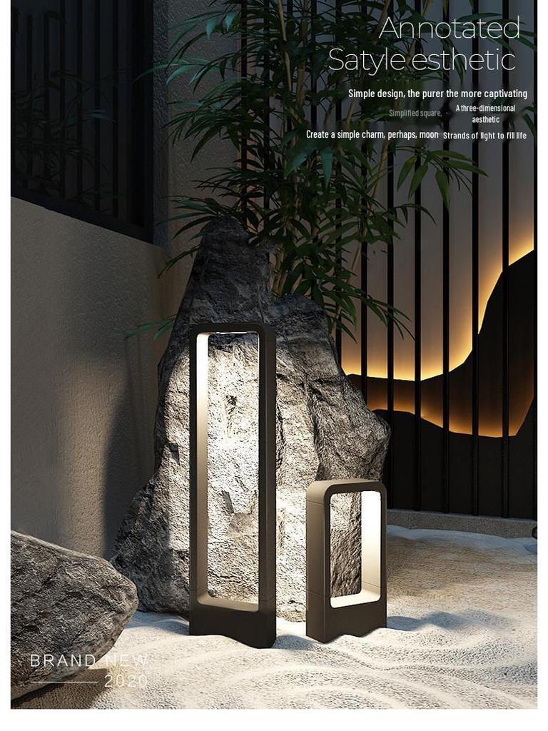 LED Torbogen-Form Außenrasenleuchte - Wasserdichte Landschaftsleuchte für Hof & Villa