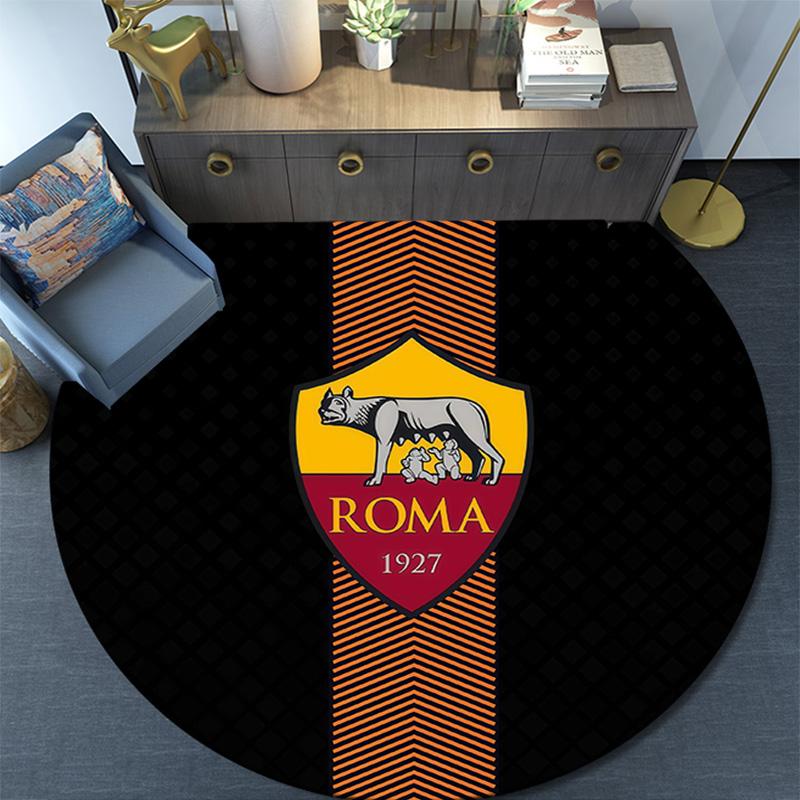 AS Roma Round Area Rug,Carpet Rug for Living Room Bedroom Sofa Playroom Decor,Non-slip Floor Mat