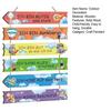 Children’s Room Wall Art, Inspirational Quotes Easy to Hang Wooden Panels with Airplanes Animals Positive Growth Decor for Kids’ Rooms Nursery