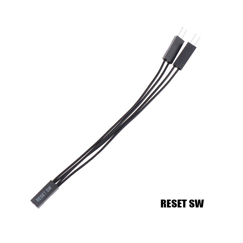 Motherboard Switch Power Sw/Reset Sw/Hdd Led /Power Led 1 To 2 Double Adapter Cable Support Dual Boot
