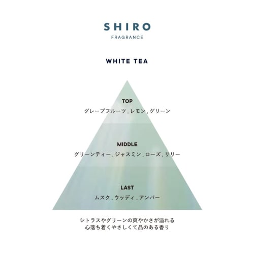 SHIRO White Tea Hand Serum 30g Before fragrance Before container change Hand cream