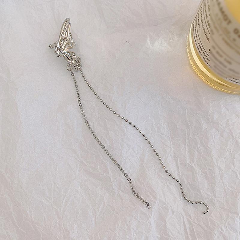 Clip de os ureche de zână, fără urechi străpunse, cercei retro agățați pentru ședință foto