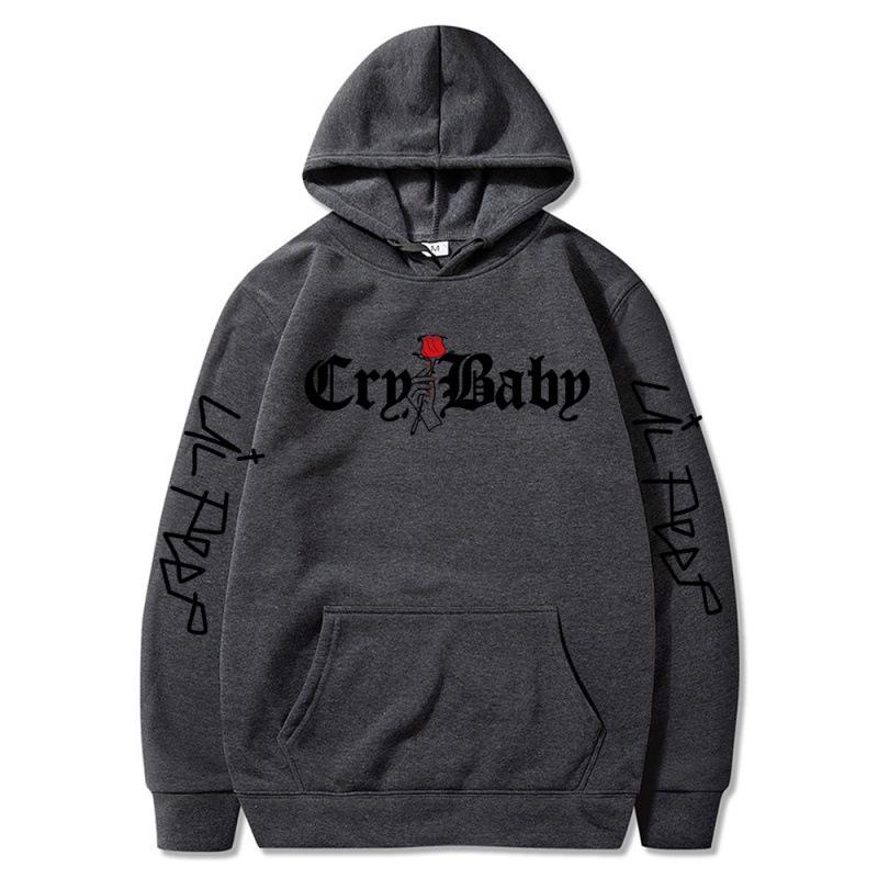 Men Hoodies 2021 Lil.Peep Rose Cry Baby Hoodie