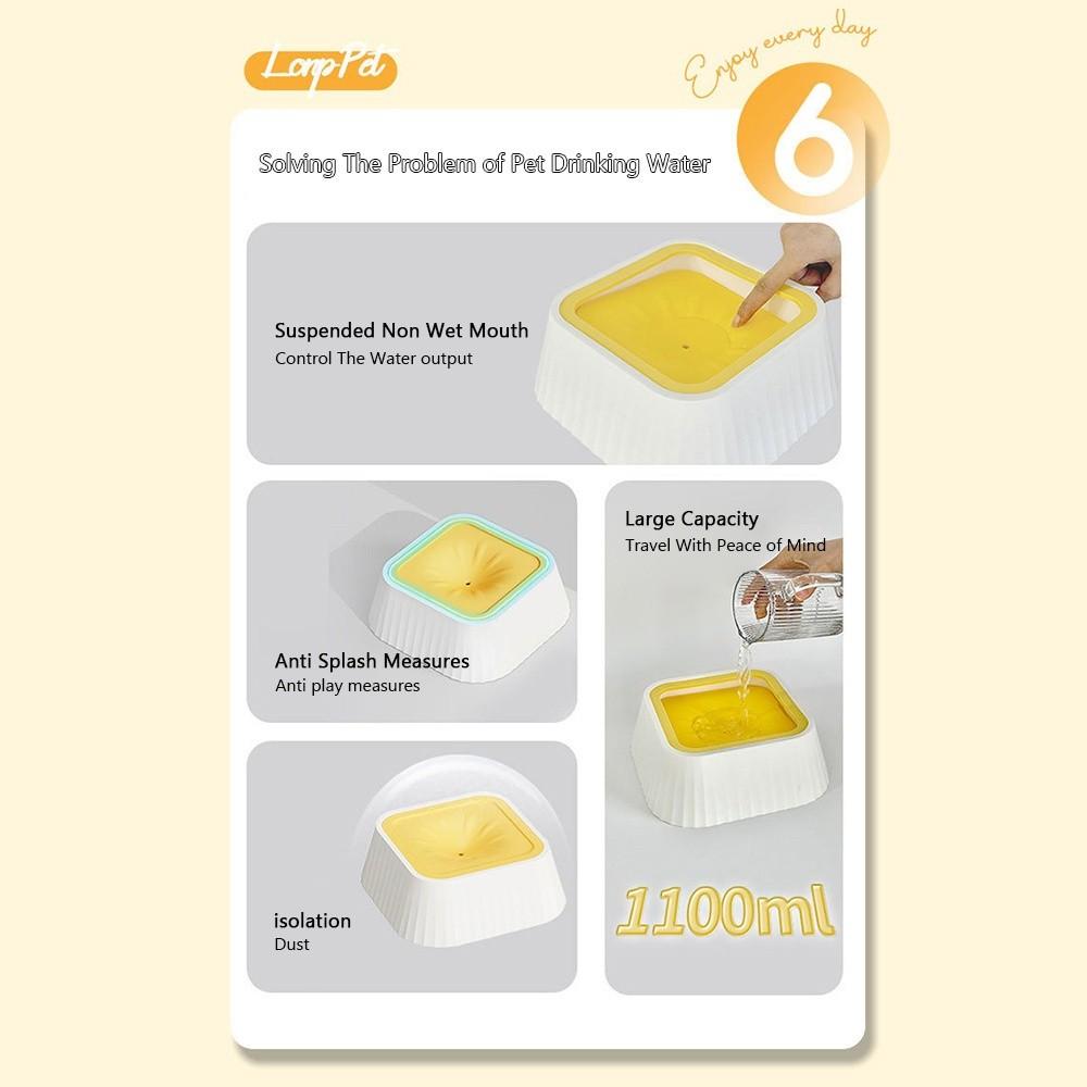 Non-wet Mouth Pet Water Fountain Anti-spill Pet Supplies New Dog Water Bowl