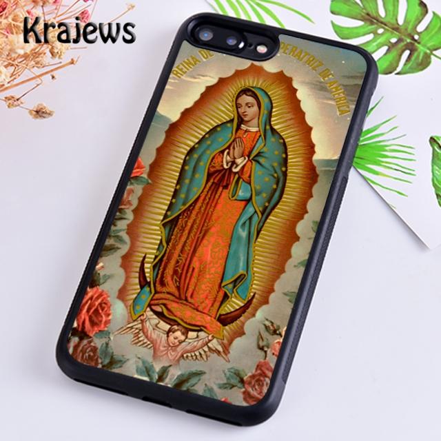 

Krajews Virgin Maria Soft Phone Case Cover For iPhone 16 15 SE2020 14 6 7 8 plus 11 12 13 pro max coque Shell Fundas iPhone 6 6s