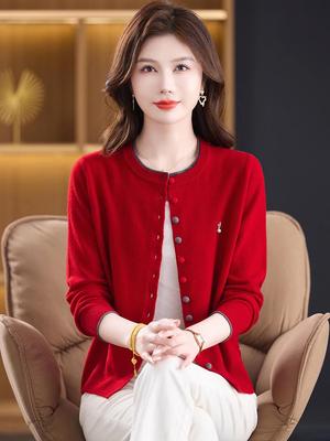 Cardigan Premium da Donna in Pura Lana: Nuovo Pullover Corto in Maglia Larga Autunno/Inverno, Disponibile in Taglie Forti
