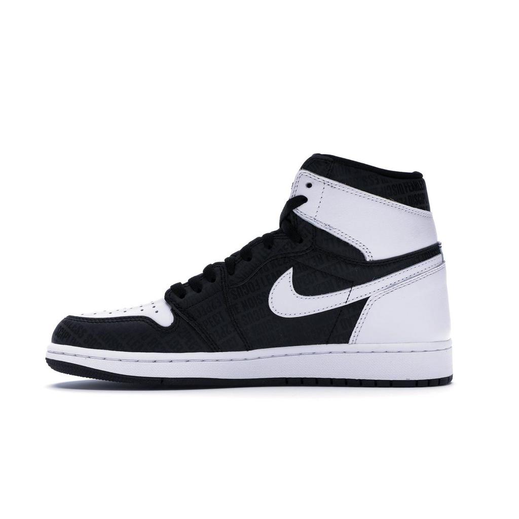 Air Jordan 1 Retro High OG RE2PECT Men Sneakers Black White 555088-008