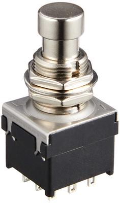 Alpha 3PDT Foot Switch for DIY Effects Set of 3 Heavy-Duty (Black) Pedals, (TWA-FSW-BKx3)
