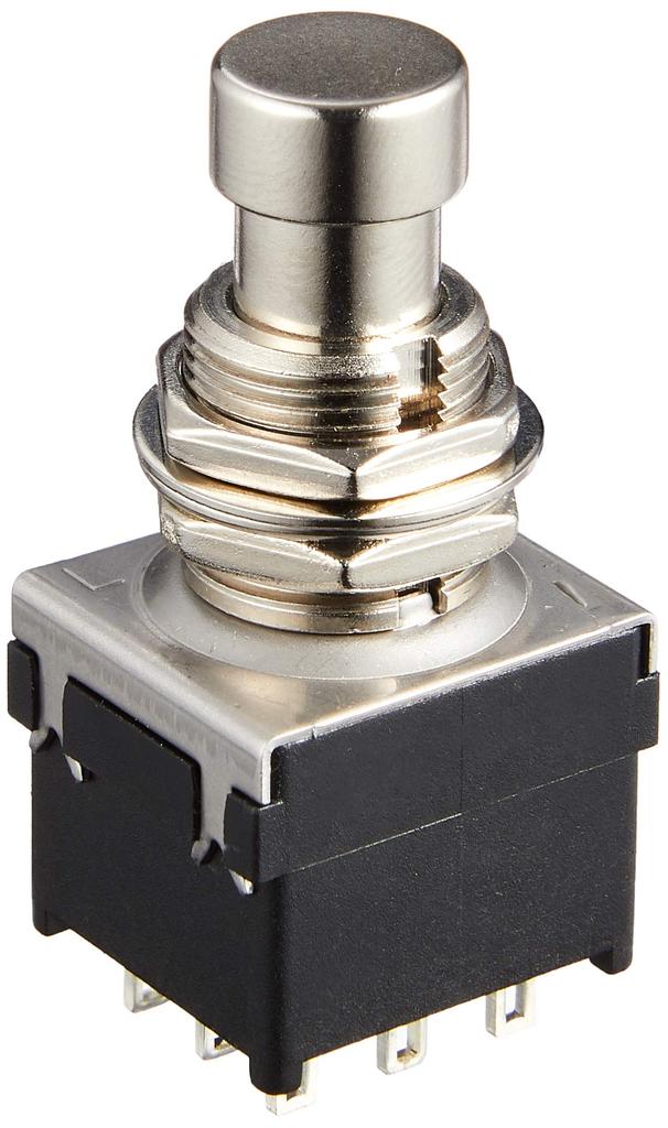 Alpha 3PDT Foot Switch for DIY Effects Set of 3 Heavy-Duty (Black) Pedals, (TWA-FSW-BKx3)