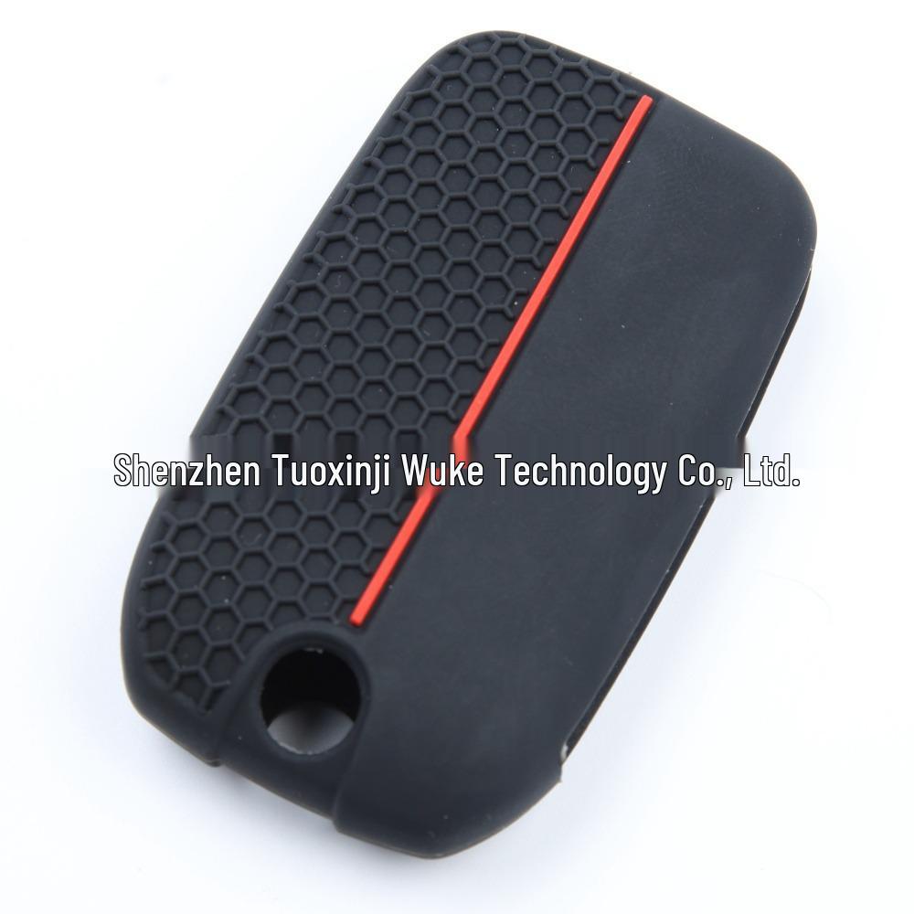 MG Car Key Silicone Cover: 3-Button Honeycomb Texture for MG GS, MG5, MG7, Ruixing, Roewe 350.