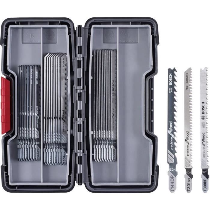 Lot de lames pour scie sauteuse, 30 pcs Bosch Accessories 2607010905 1 set