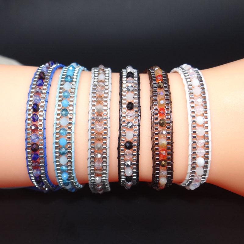 Retro Bohemian Crystal Rope Bracelet