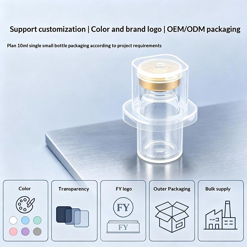 Durable Clear Plastic Sealed Storage Vials Leak Proof Lids Assorted Sizes For Lab Cosmetic Storage