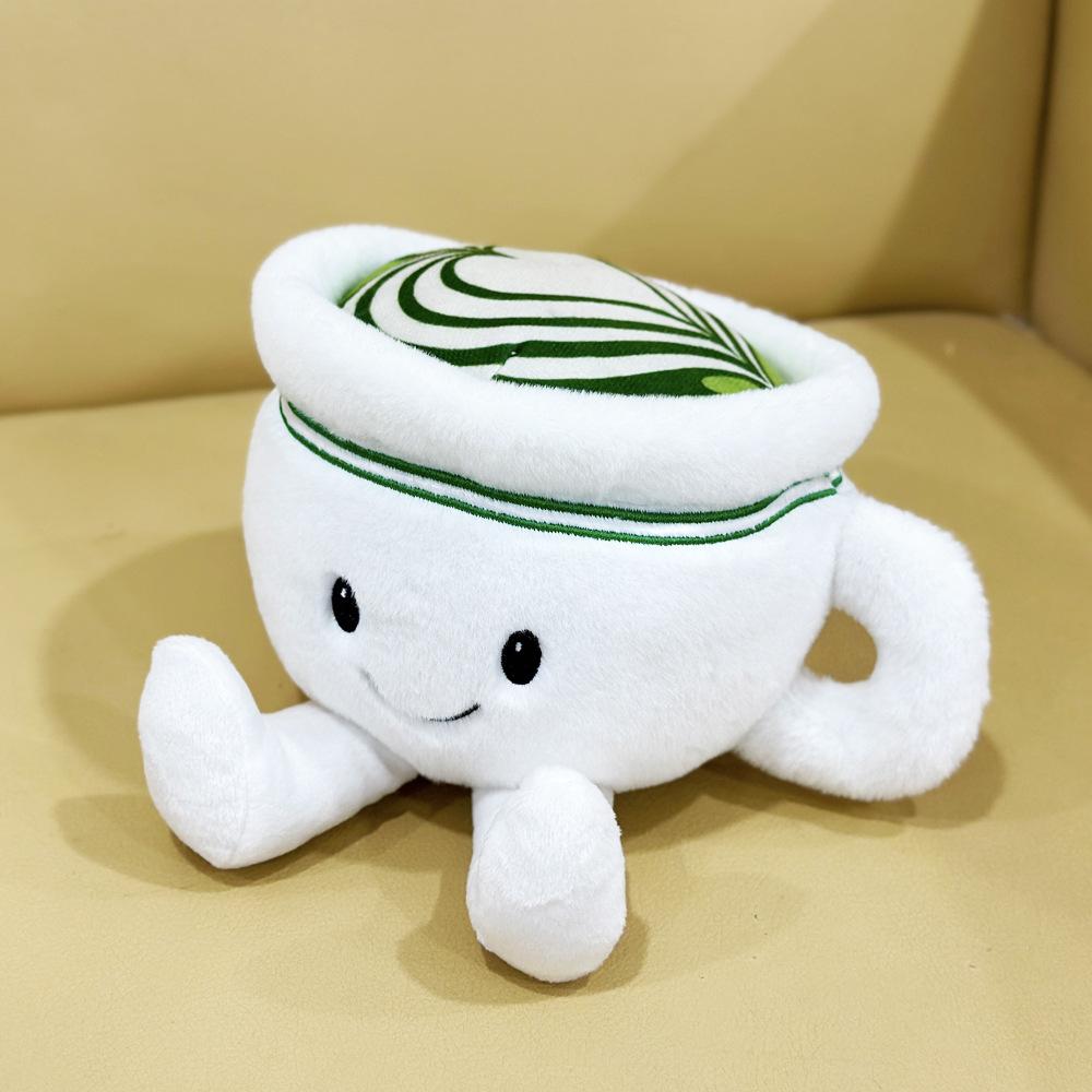 New 12cm Matcha Plush Toys Cute Soft Stuffed Cartoon Pillow Anime Dolls for Kid Birthday Christmas Gift