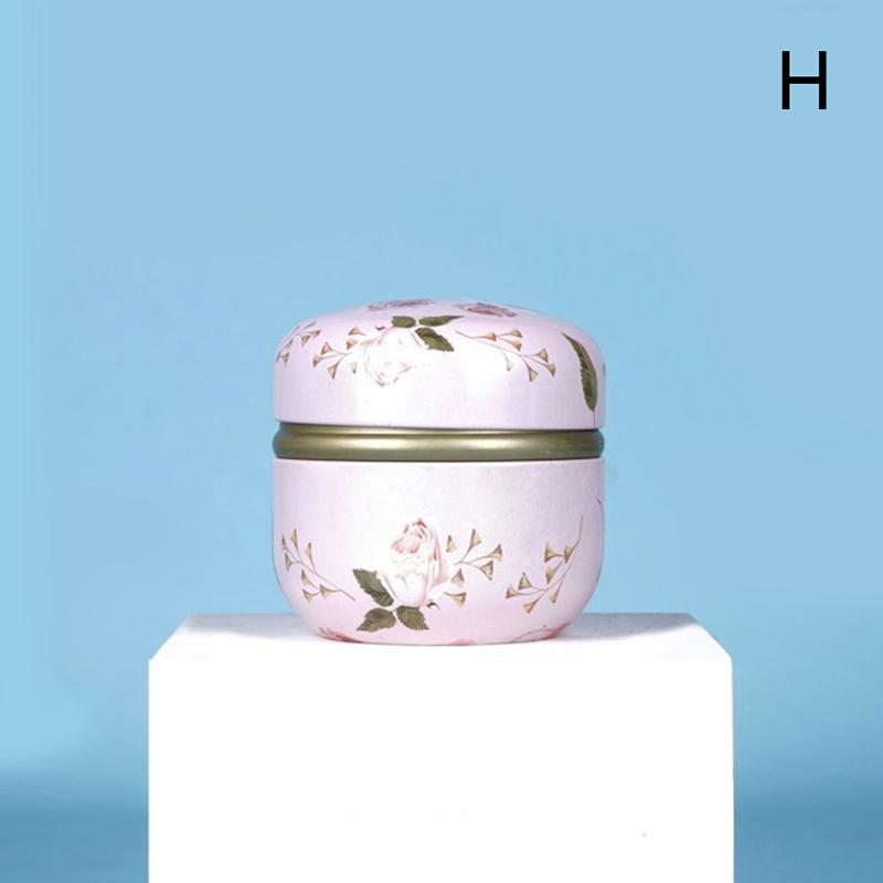 Tea Containers Candle Cans Tea Box Candy Snacks Small Round Cans Mini Portable Tin Cans Packaging